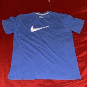 Blue Nike tee
